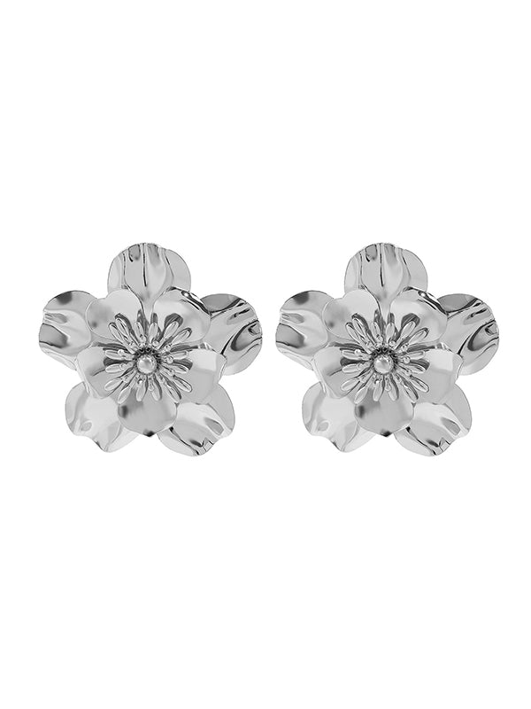 Flower Shape Drop Earrings