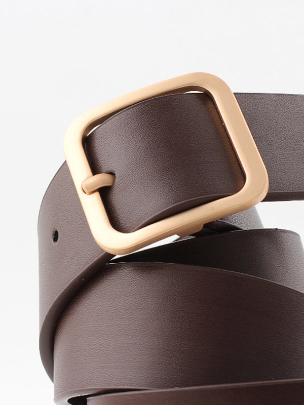 Urban PU Geometric Belt