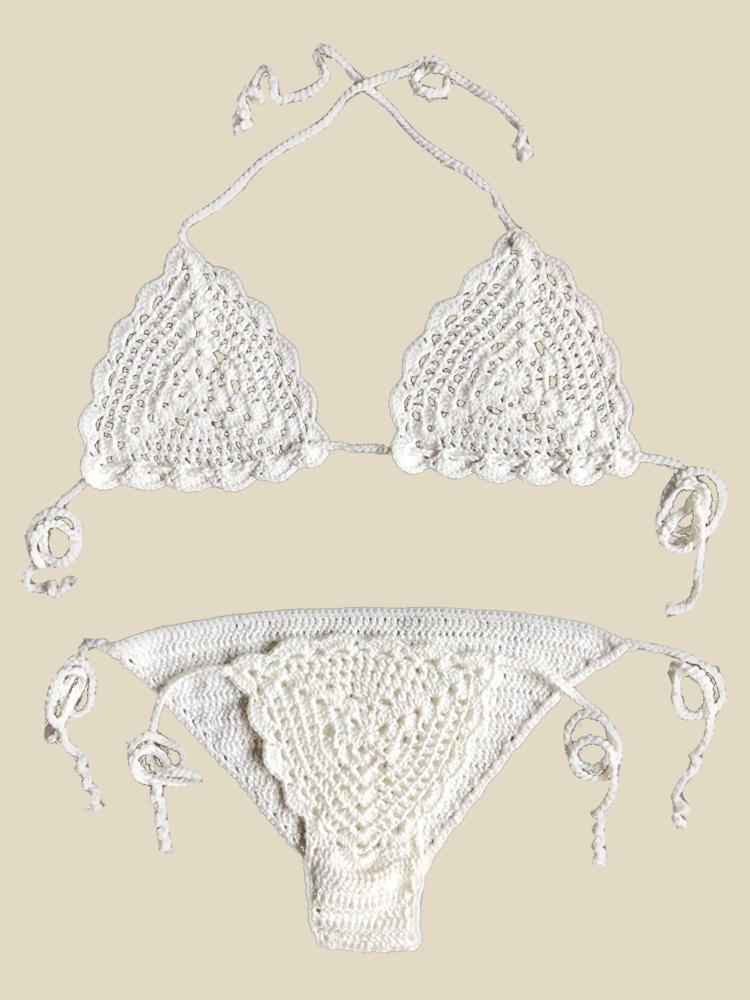 Janice Handmade Crochet Scallop Bikini