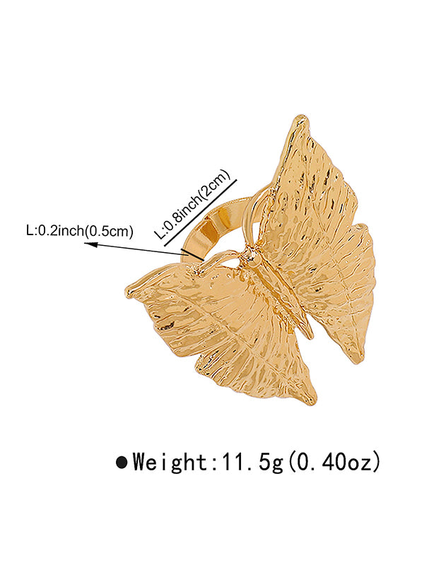 Butterfly Shape Ringent Rings Accessories