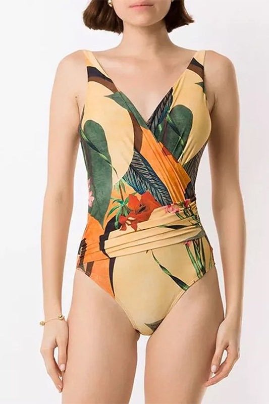 Eugenia Printed Cutout Two-pieces Swim Set