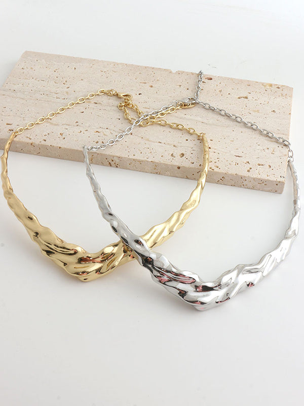 Chains Geometric Solid Color Necklaces Accessories