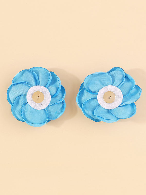 Three-Dimensional Flower Earrings Accessories