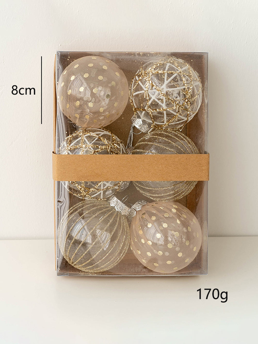 Christmas Painted Balls Christmas Tree Decoration Set