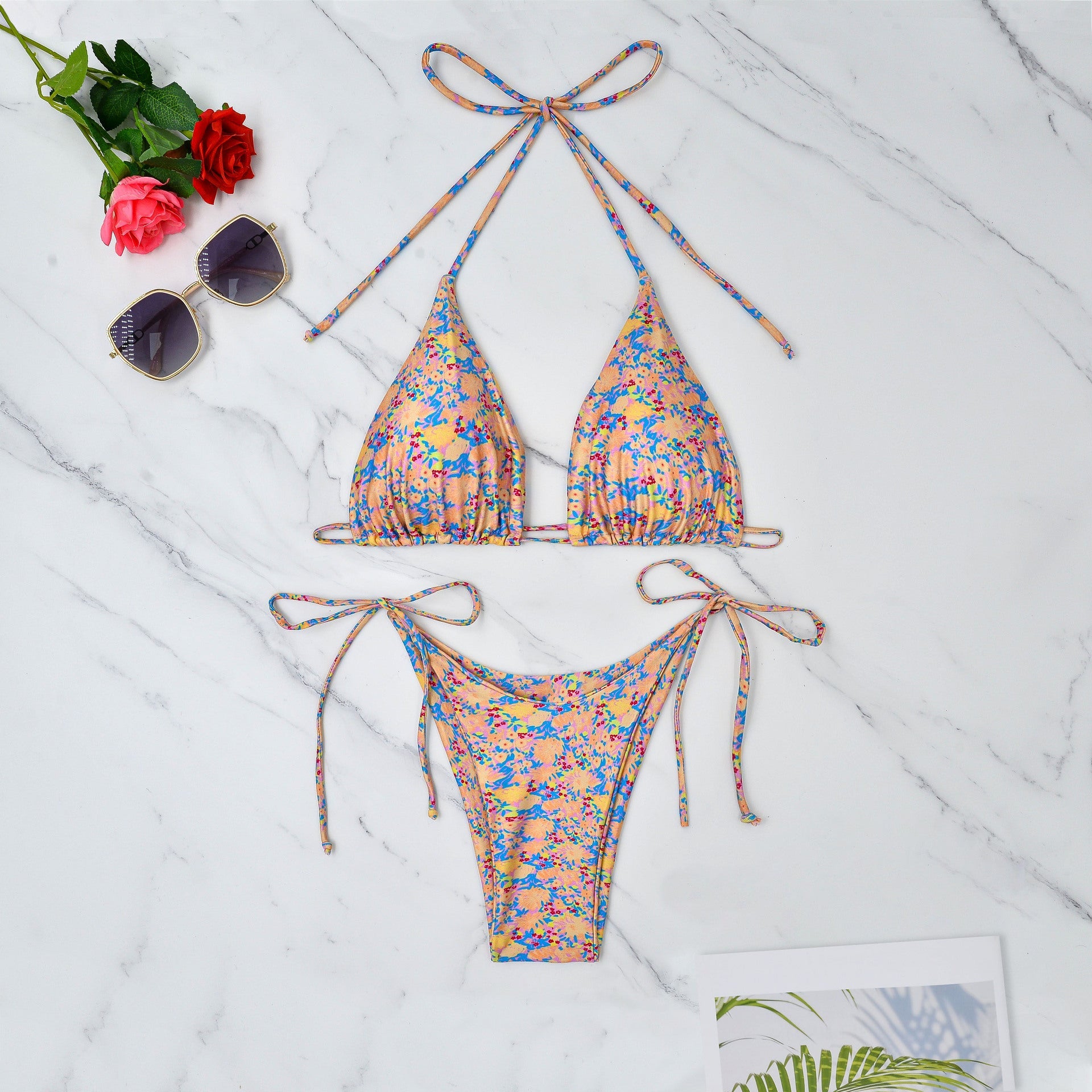 Liliana Lace-up Bikini Set