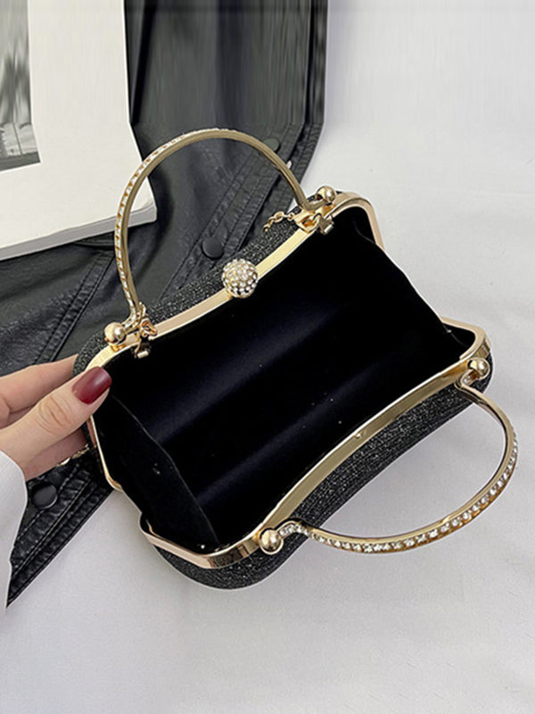 Chains Geometric Shiny Bags Crossbody Bags Handbags