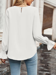 Loose Round Neck Pullover Loose Shirt