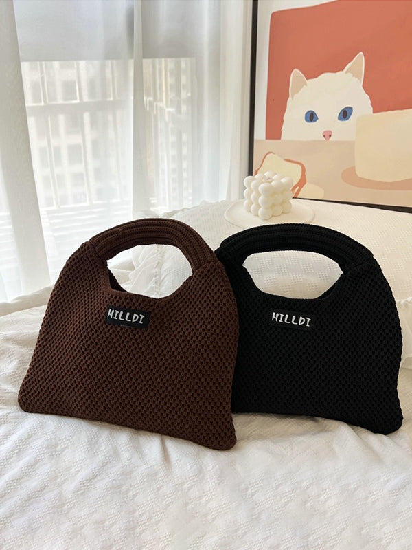 Applique Hollow Bags Handbags