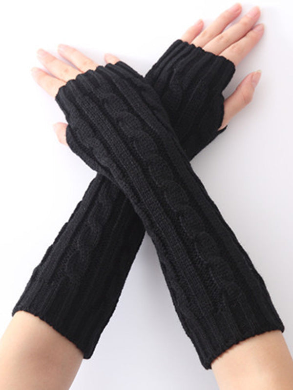 Jacquard 5 Colors Knitting Sleevelet