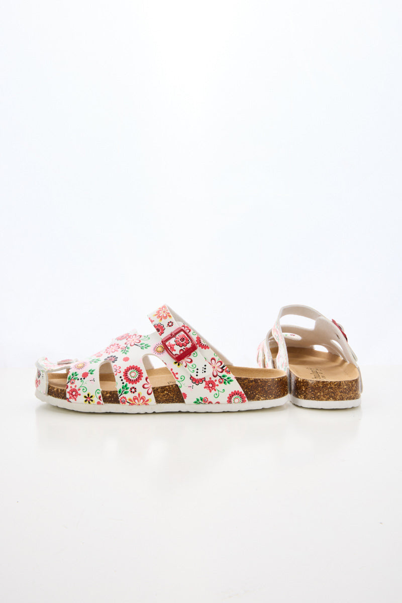 MAIBULUN | Summer Picnic Cut-Out Clog - Floral