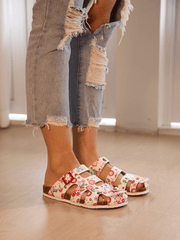 MAIBULUN | Summer Picnic Cut-Out Clog - Floral