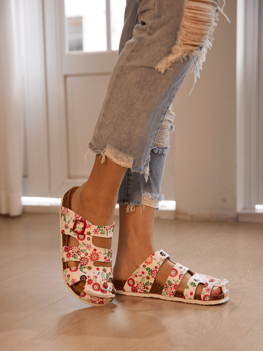 MAIBULUN | Summer Picnic Cut-Out Clog - Floral