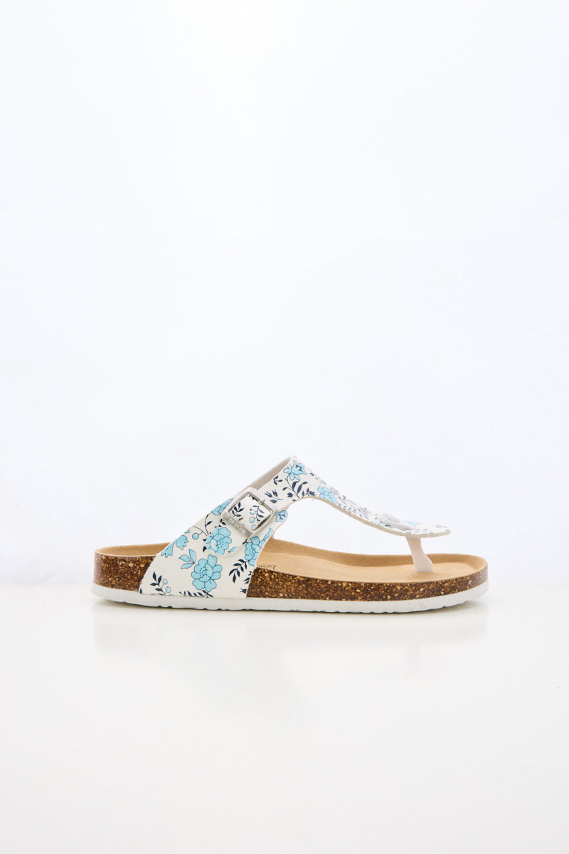 Maibulun | T-Strap Footbed Sandal - Floral