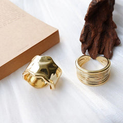 Alva Minimalist Gold Ring