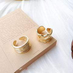 Alva Minimalist Gold Ring