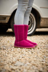 SMAIBULUN Ugg | Classic Suede Mid-Length boots - Fuchsia