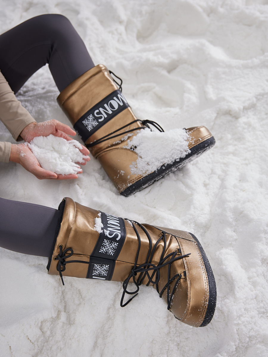 Frozen Princess | Armstrong Mooner Water-Repellent Snow Boot - Bronze