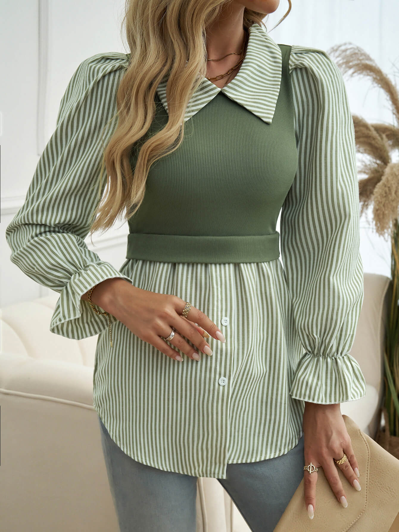 Stacie Twofer Shirt Tunic