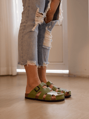 MAIBULUN | Summer Picnic Cut-Out Clog - Green