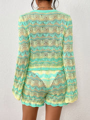 Cali Knit Crochet Matching Set - Green