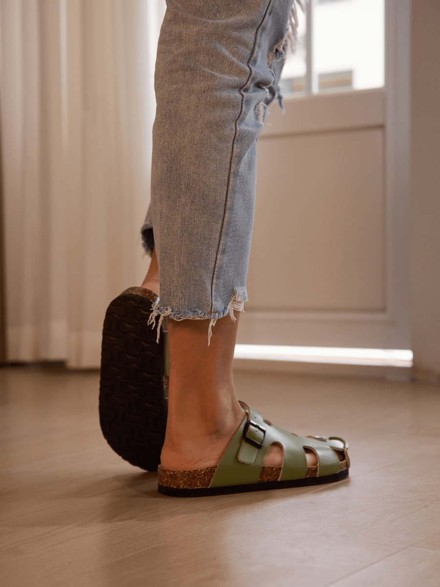 MAIBULUN | Summer Picnic Cut-Out Clog - Green