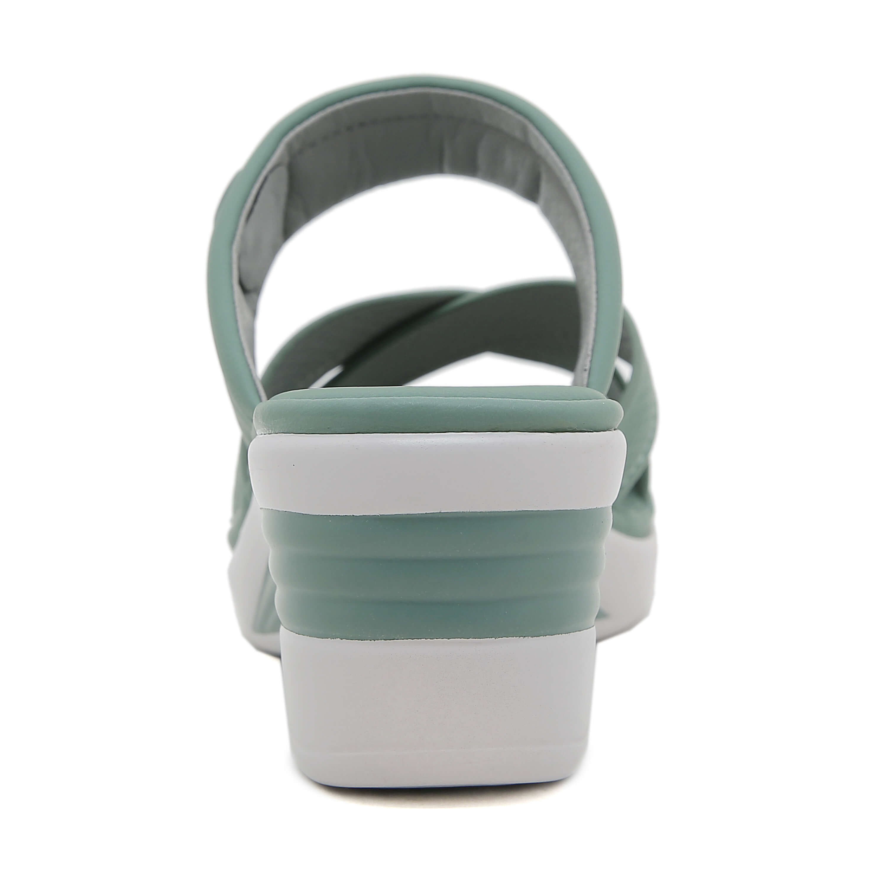 Siketu | Tetra Cushioned Wedge Sandal - Green