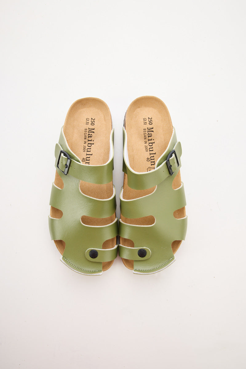 MAIBULUN | Summer Picnic Cut-Out Clog - Green