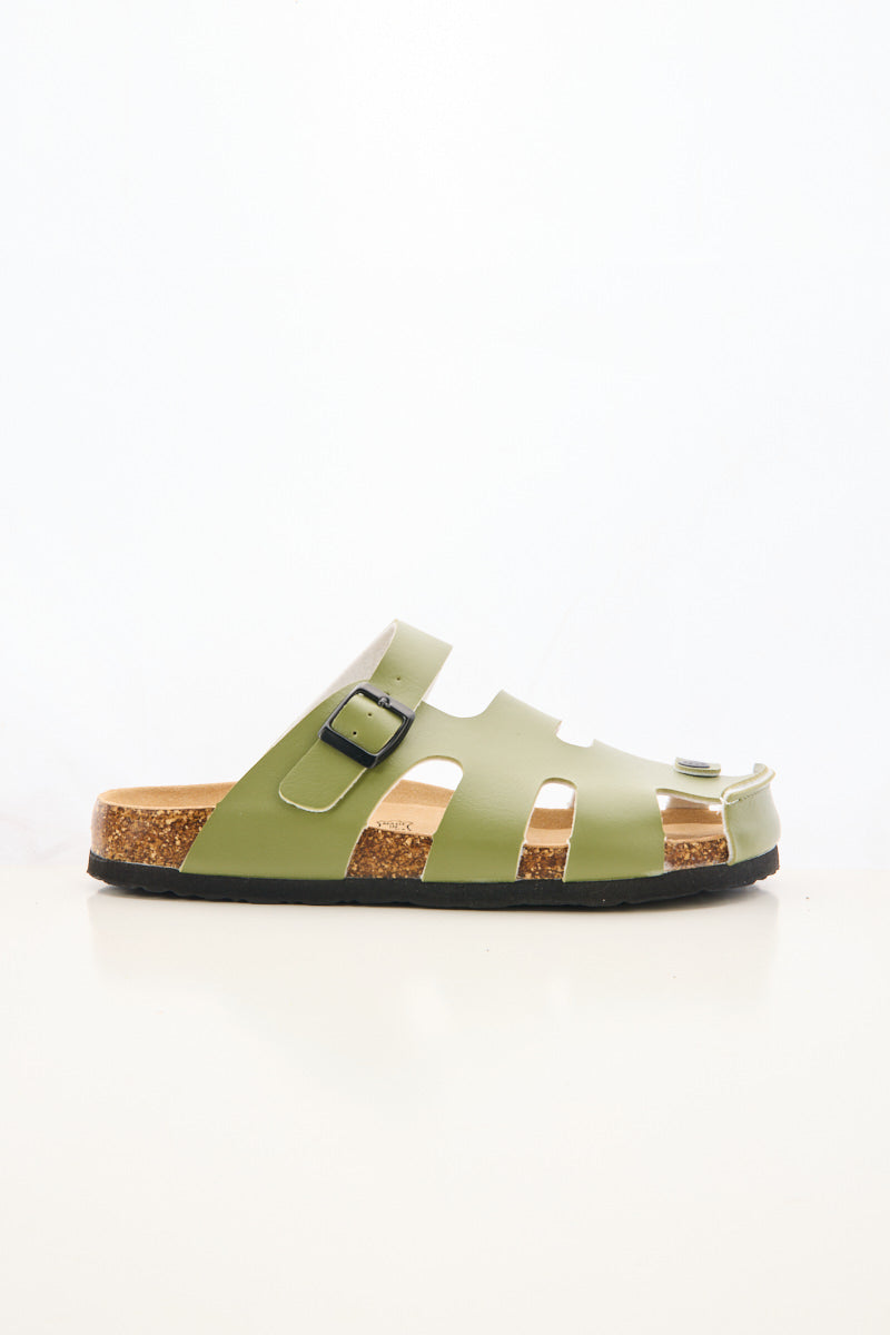 MAIBULUN | Summer Picnic Cut-Out Clog - Green