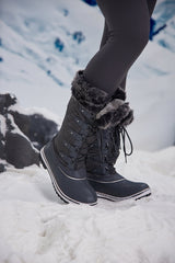 Frozen Princess | Hickory Isabella Water-Repellent Snow Boot - Grey