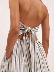 Maldives-Breeze Halter Dress