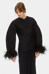 Griselda Feather Textured Jacket