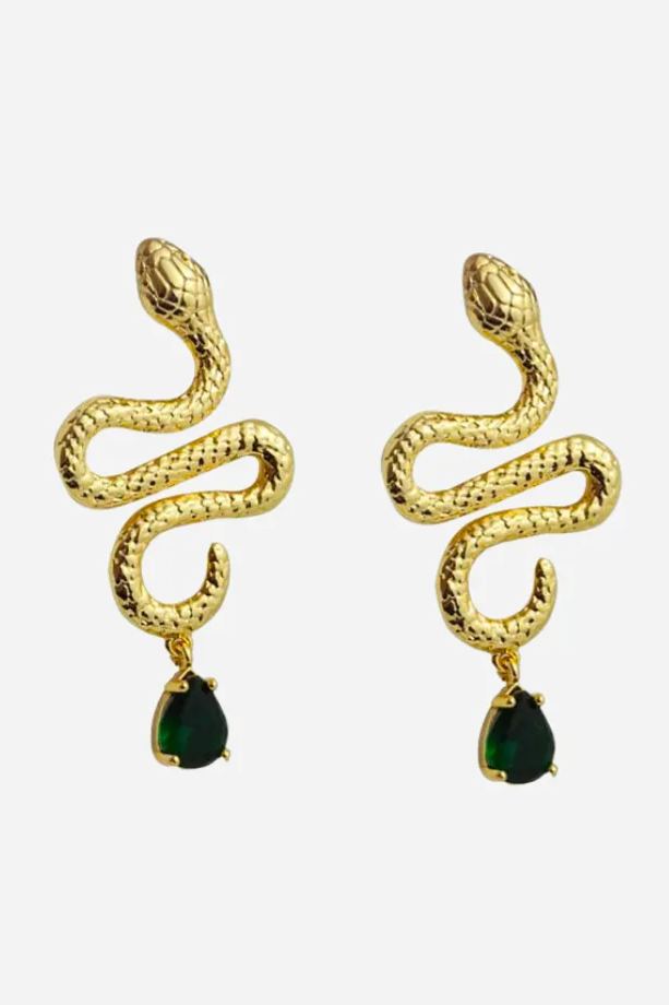 Adela Serpent Earrings