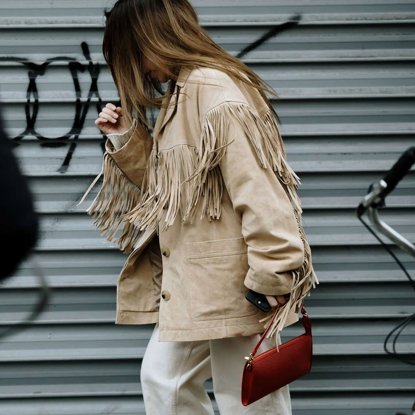 Fringe Lapel Jacket