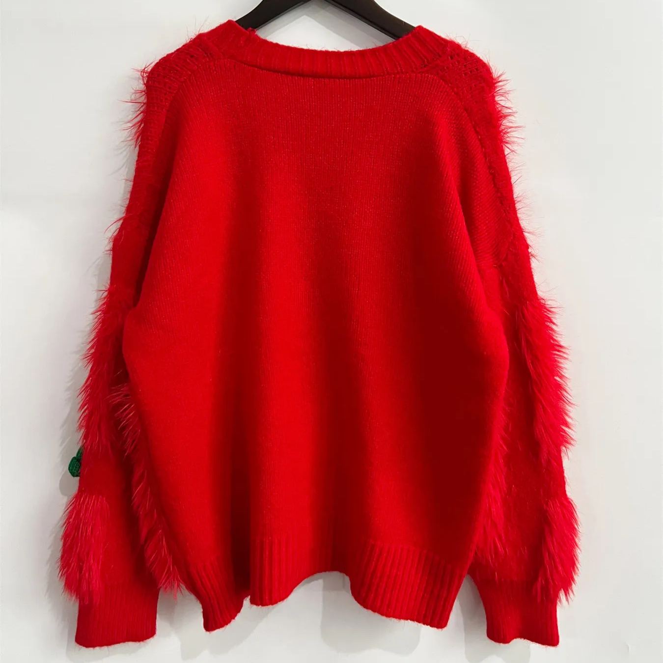 Christmas Elements Fluffy Knit Cardigan