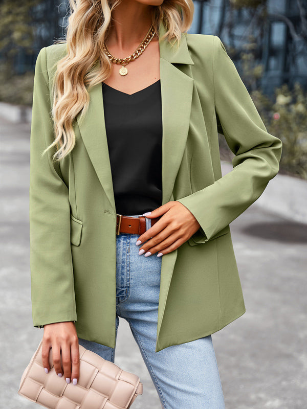 Women’s casual long-sleeved small suit jacket