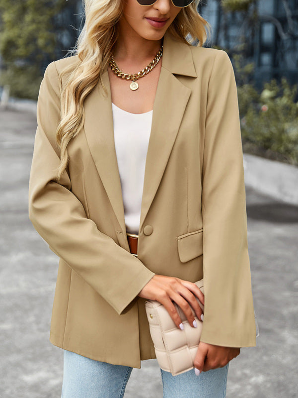 Women’s casual long-sleeved small suit jacket