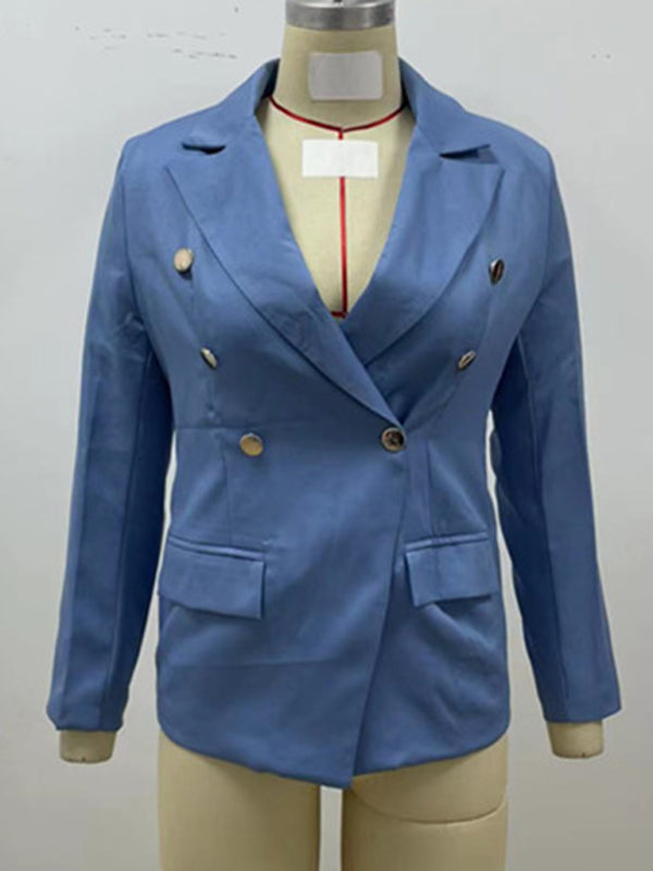 Temperament Cross-Border Long Sleeved Small Suit Jacket: Versatile Women’s Fashion Essential