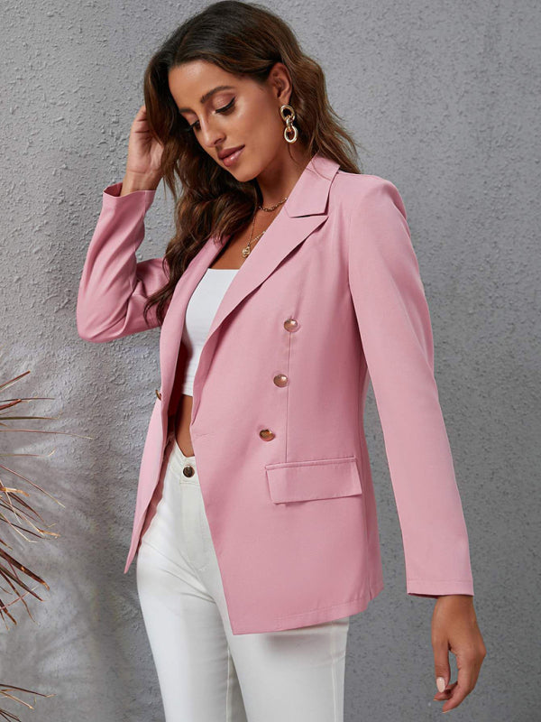 Temperament Cross-Border Long Sleeved Small Suit Jacket: Versatile Women’s Fashion Essential