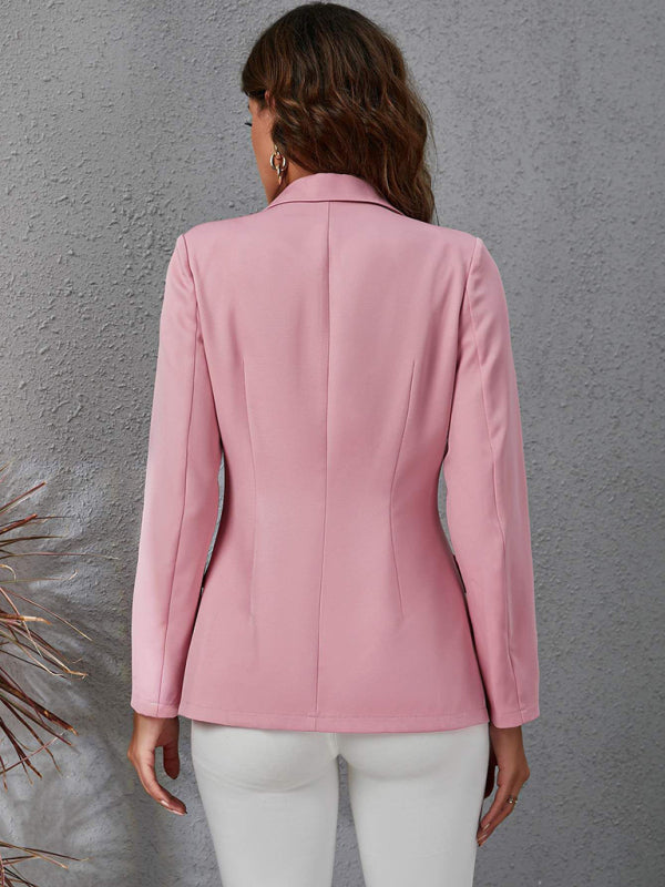 Temperament Cross-Border Long Sleeved Small Suit Jacket: Versatile Women’s Fashion Essential