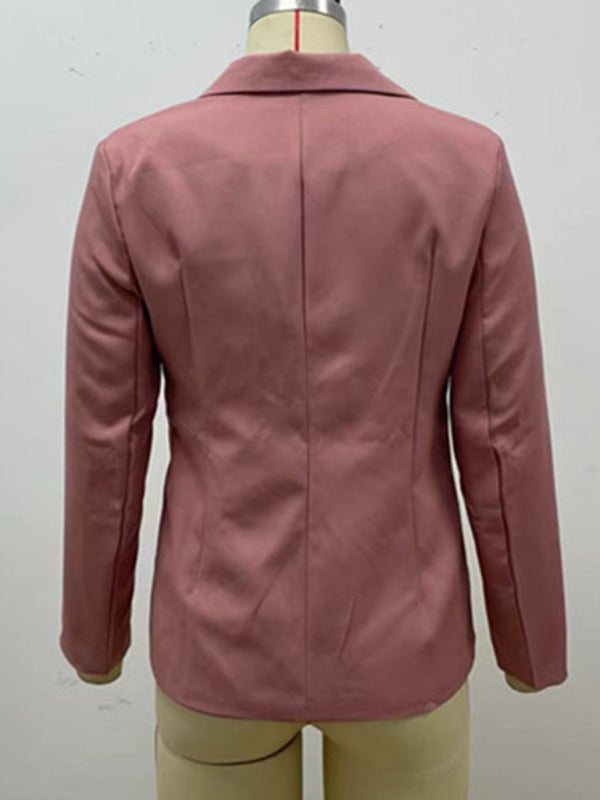 Temperament Cross-Border Long Sleeved Small Suit Jacket: Versatile Women’s Fashion Essential