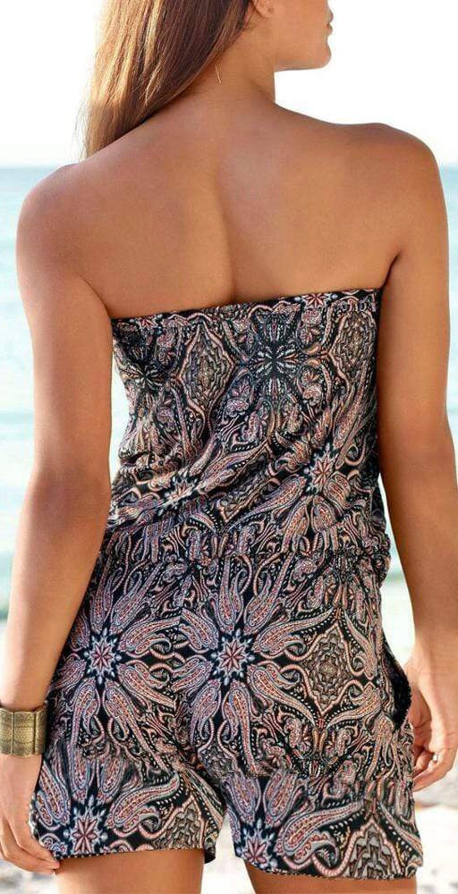 Cheyenne Strapless Romper