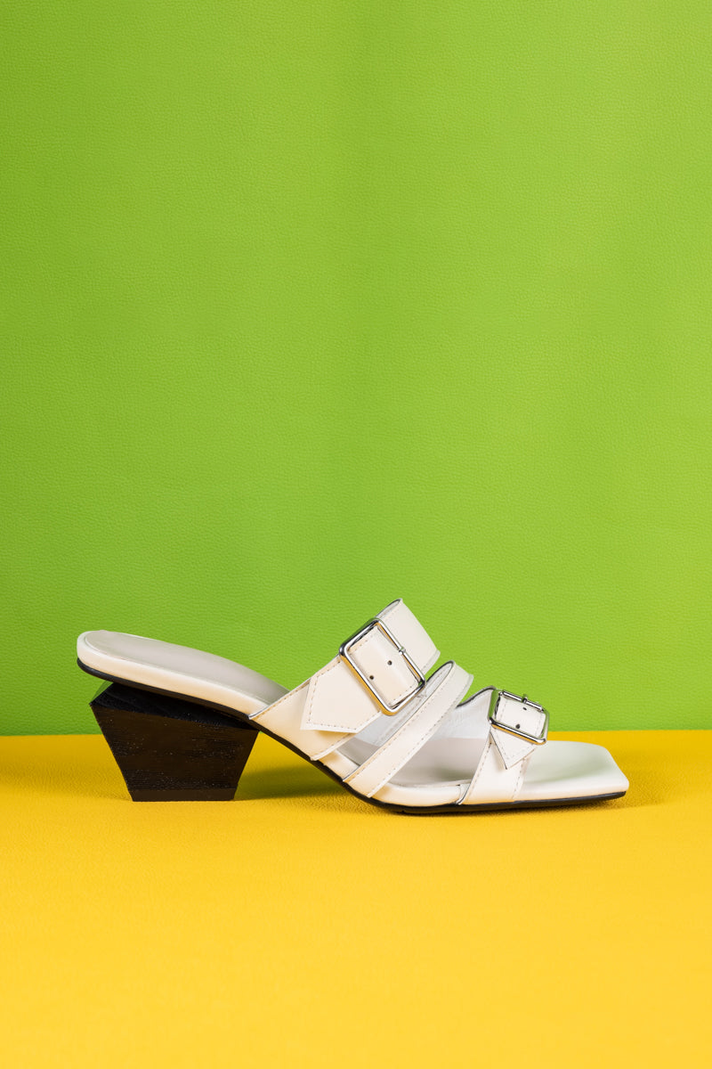 Jady Rose | Nikki Strappy Leather Sandal - Ivory