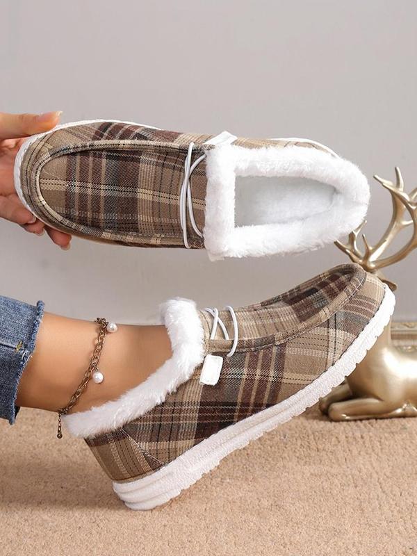 women's thickened velvet warm cotton shoes