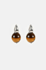 Natural Stone Pendant Earrings