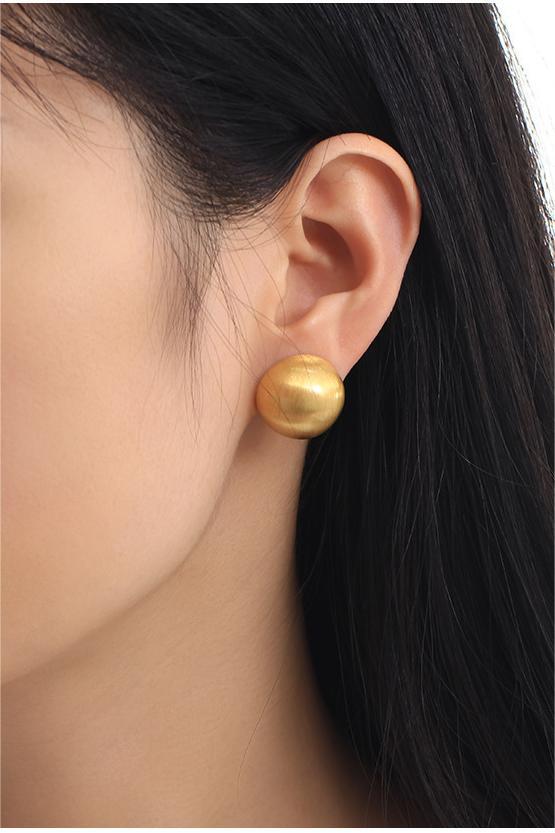 Annika Hemisphere Earrings