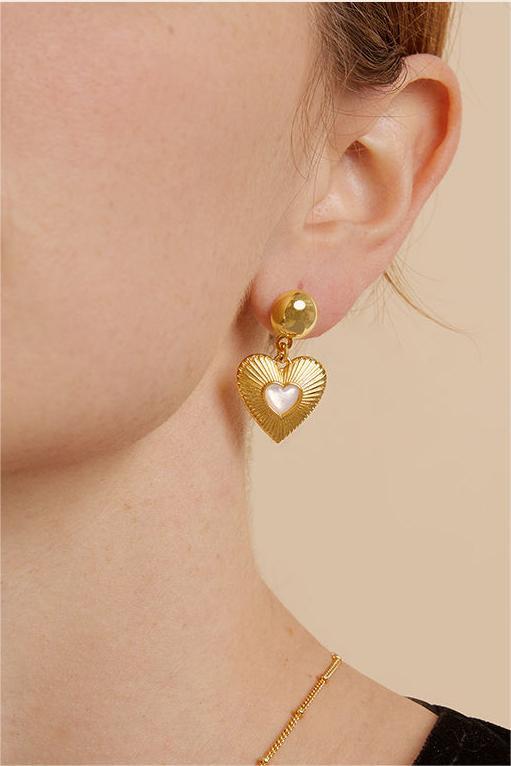 Stud Heart Shape Earrings