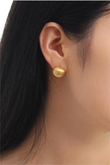 Annika Hemisphere Earrings