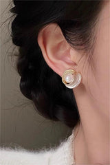 Faux Pearls Stud Earrings