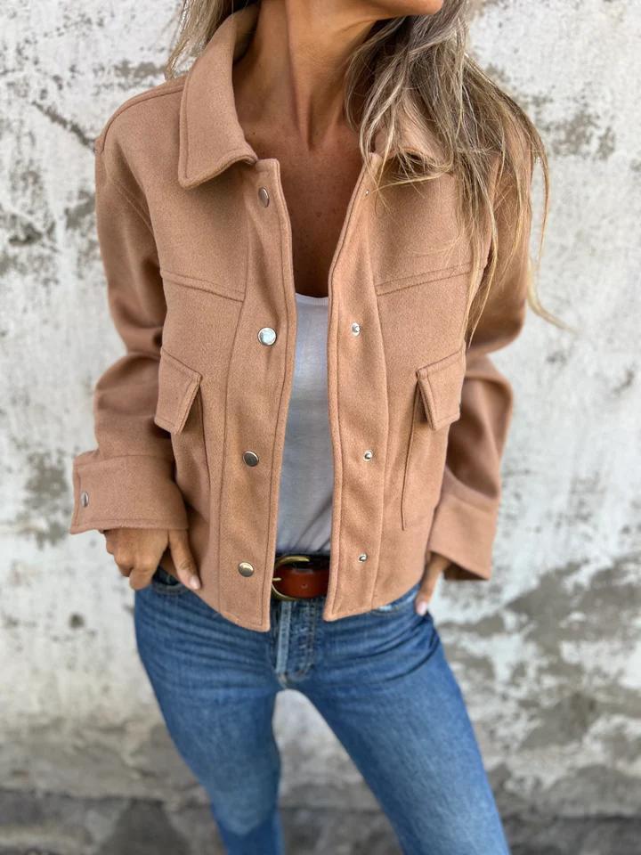 Casual Lapel Short Coat