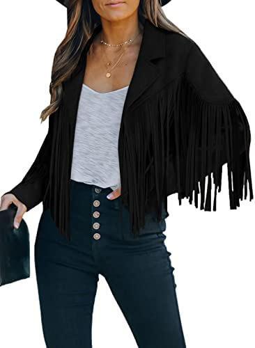 Women's Fringed Jacket Tops